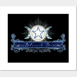 Blessed Be - Blue Edition - Version 2 Posters and Art